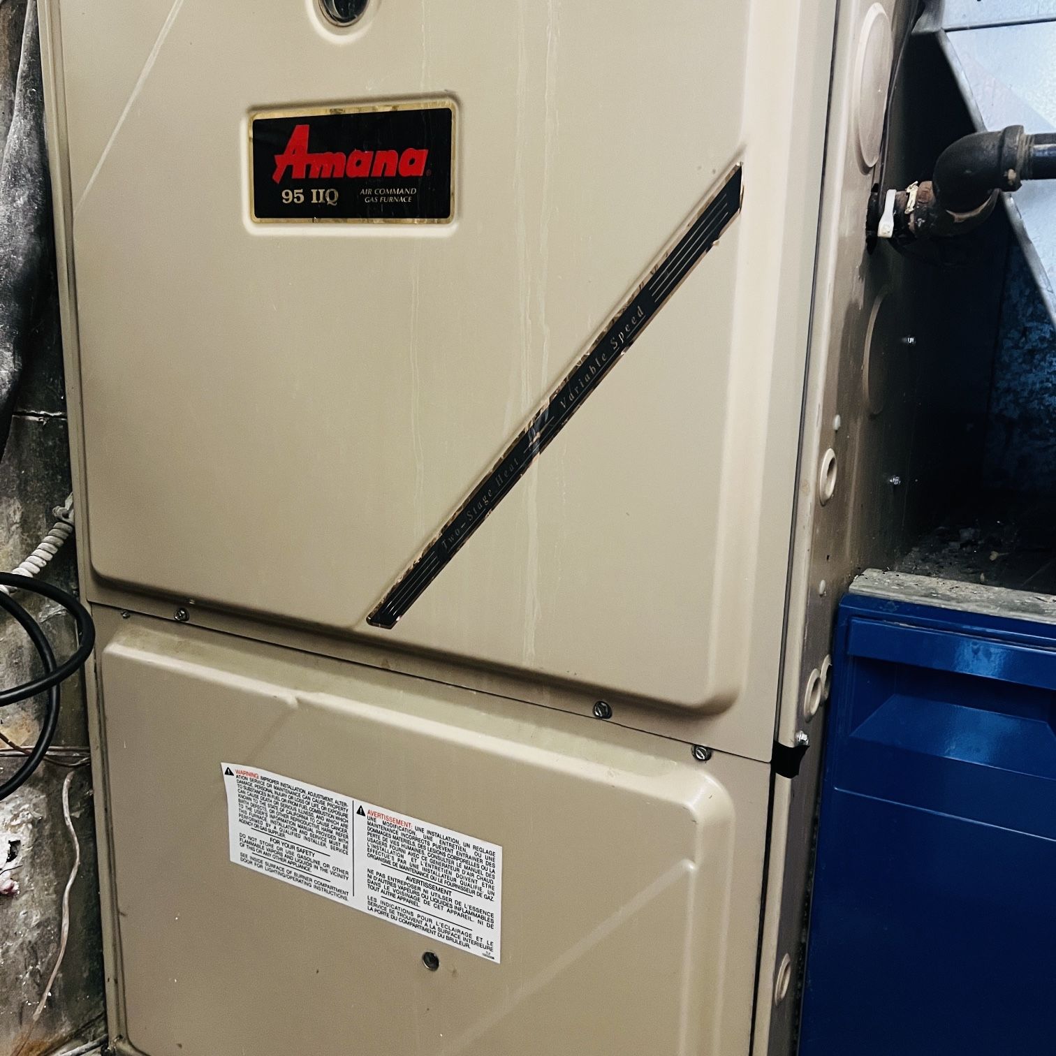 Amana 95 IIQ Gas furnace for Sale in Hoffman Estates, IL - OfferUp