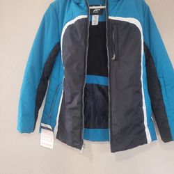 Athletech Winter Ski Jacket Size MED Hooded.