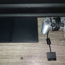 PS2 CONSOLE AND CONTROLLER 