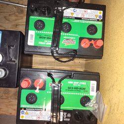 Interstate AGM 6 Volt Batteries New $350 Takes Both