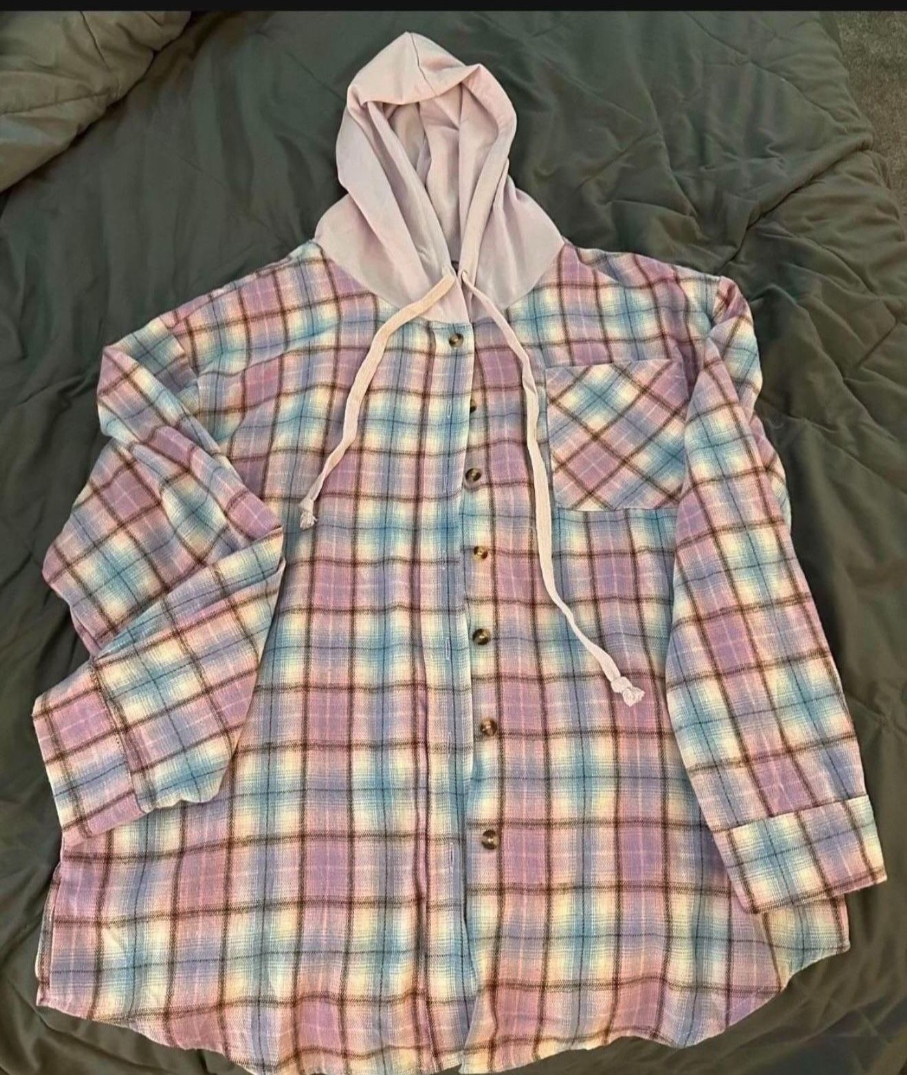 Womens Flannel Size Lrg Brand New