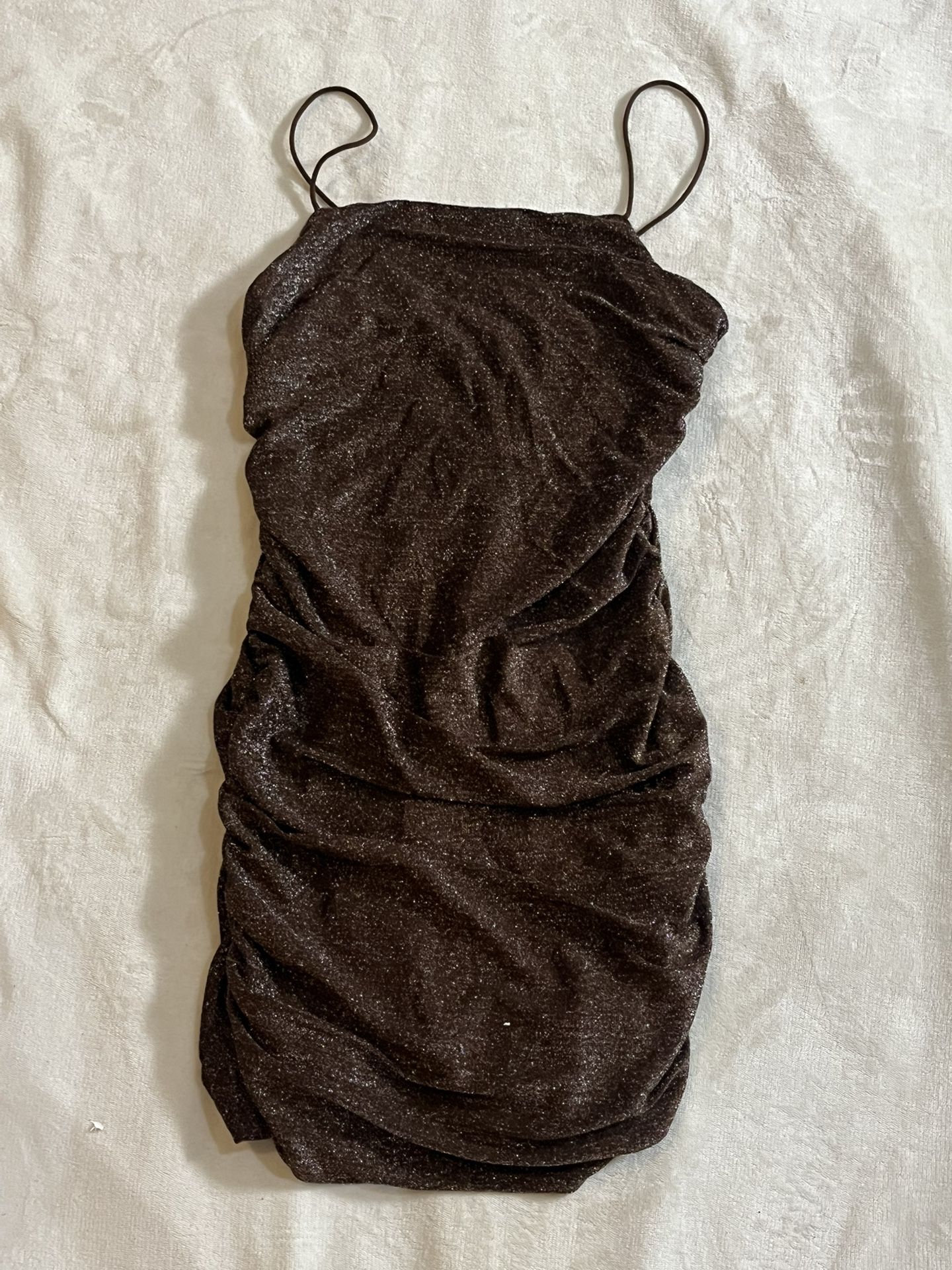 Sparkly Brown Dress Womens Sz Medium
