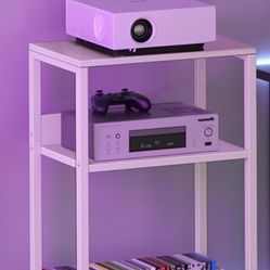 YAHARBO White Bookshelf,3 Tier Book Shelf with Legs, 7 Cube Minimalist Bookcase,Storage Organizer Shelves Display Bookcases for Bedroom,Living $40