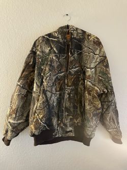 Liberty Woodland Camo Hooded Full Zip Jacket Size Unverified