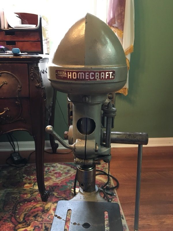 Antique general electric delta Milwaukee Homecraft drill press Rockwell