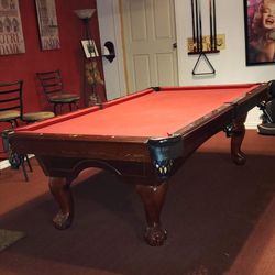 Legacy Billards Pool Table with Accessories 
