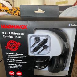 Magnavox 3 in 1 Wireless Combo Pack