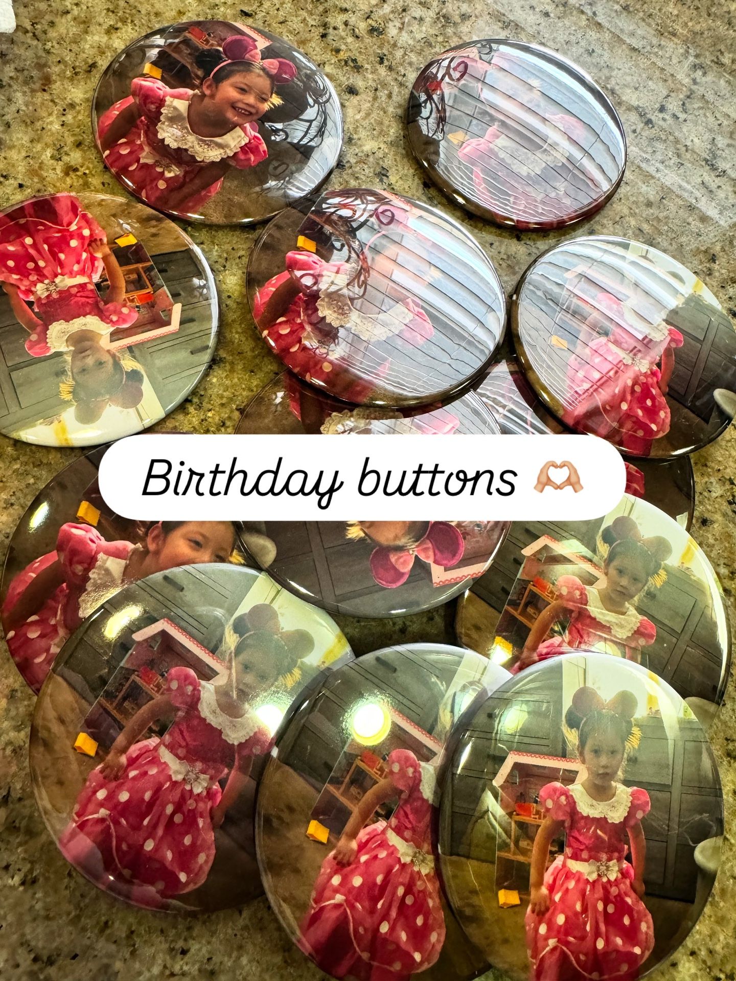 3” Custom Birthday Buttons - Button For Any Occasion
