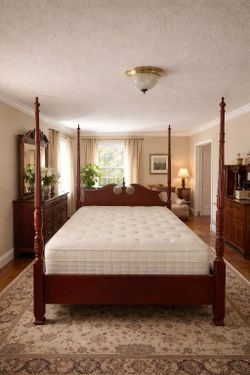 Bed Frame And Matress With Boxspring