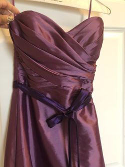 Purple party dress