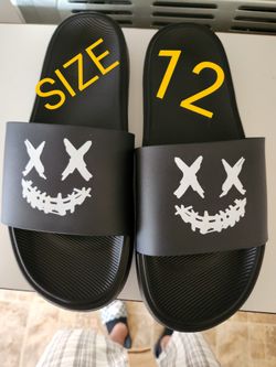 Black Slides Size 12