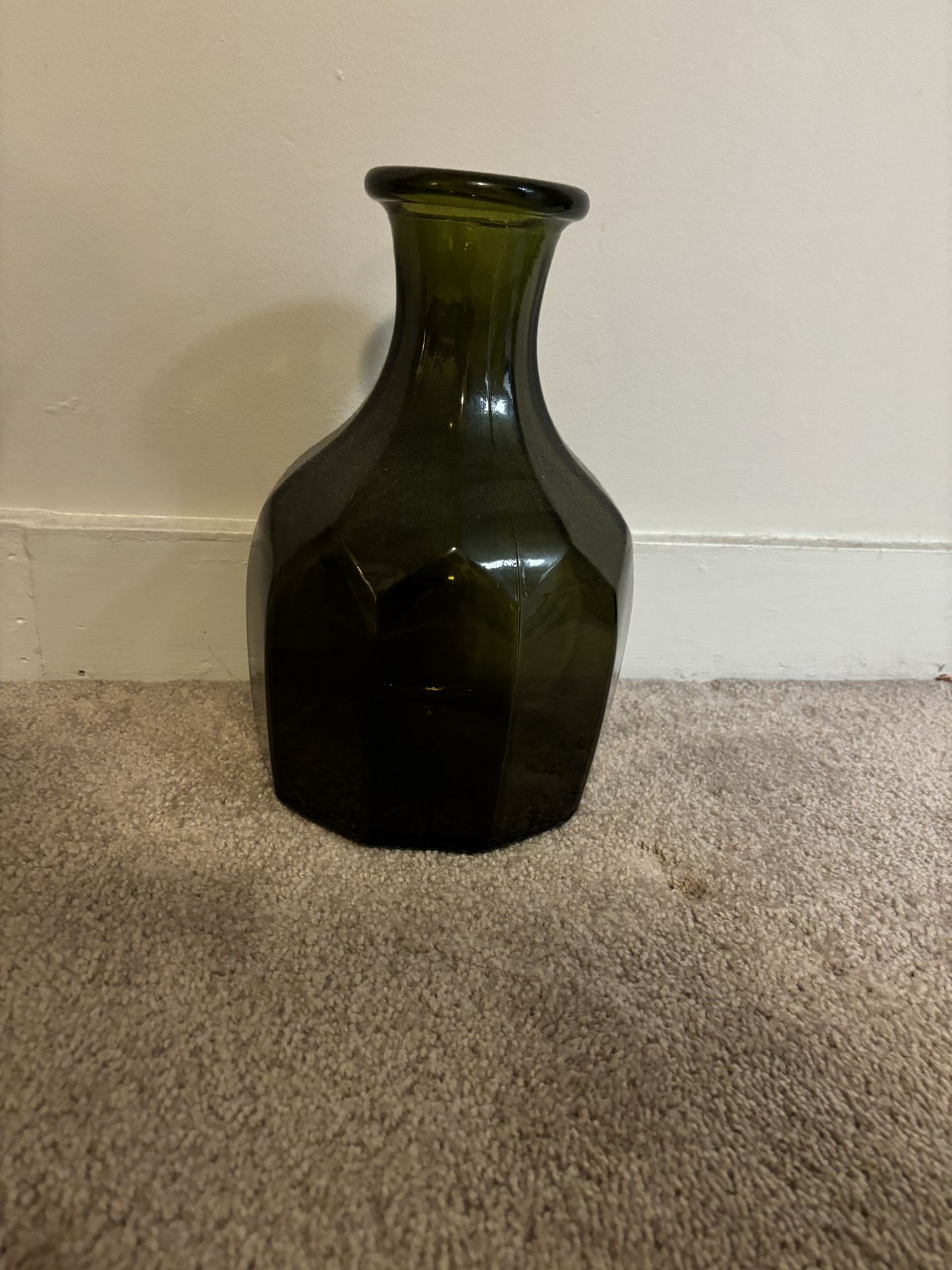 Gorgeous Jade Colored Glass Vase