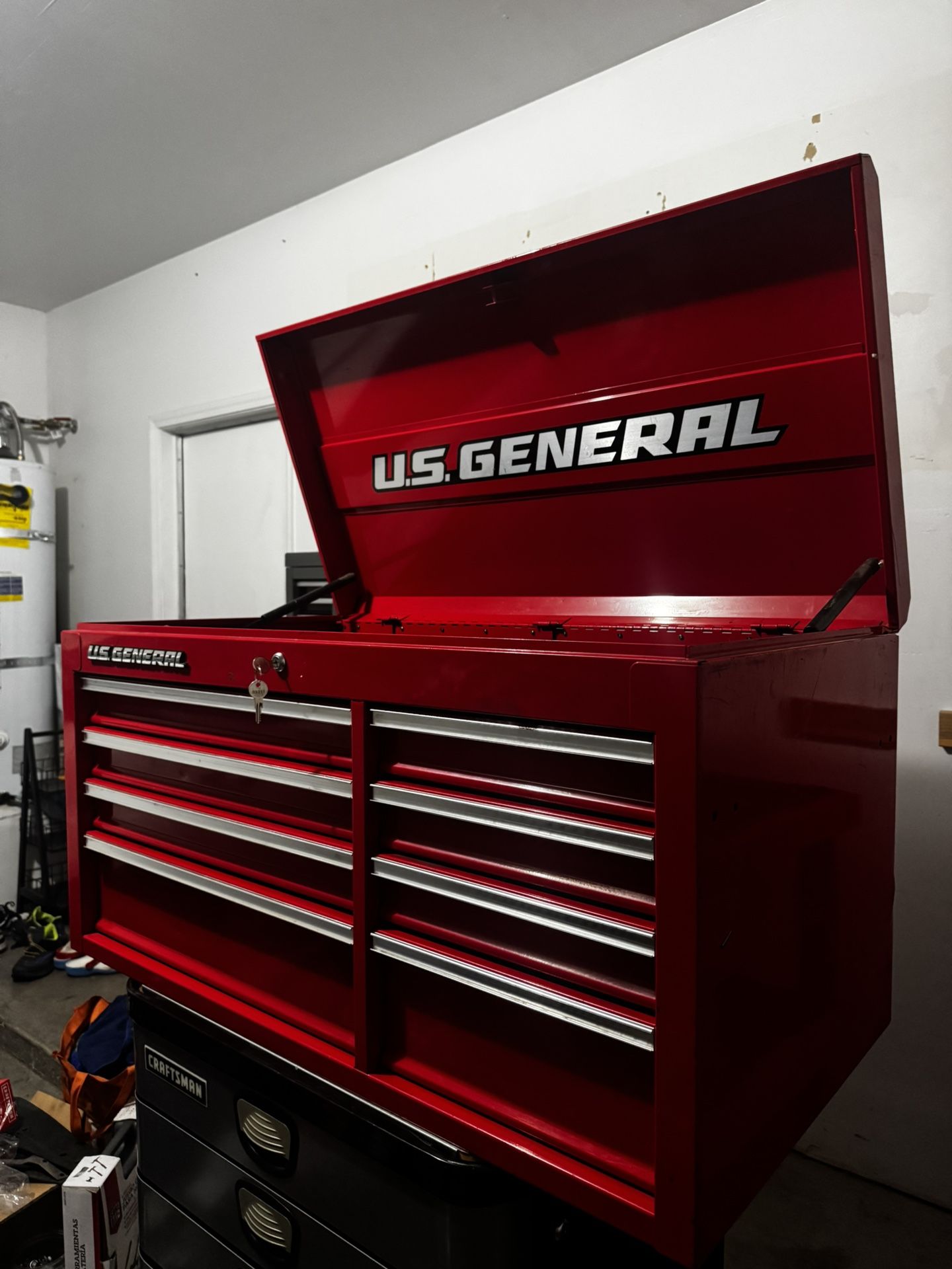 US GENERAL Top Chest Tool Box Cabinet Drawer