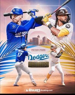 Padres Vs Dodgers  Saturday 60$ Obo