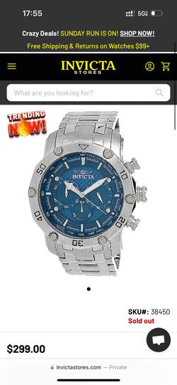 Invicta Silver-Tone Watch