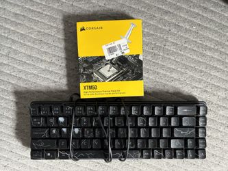 Corsair XTM50 High Performance Thermal Paste Kit (New) + Bass Jaxx LED Gaming Keyboard