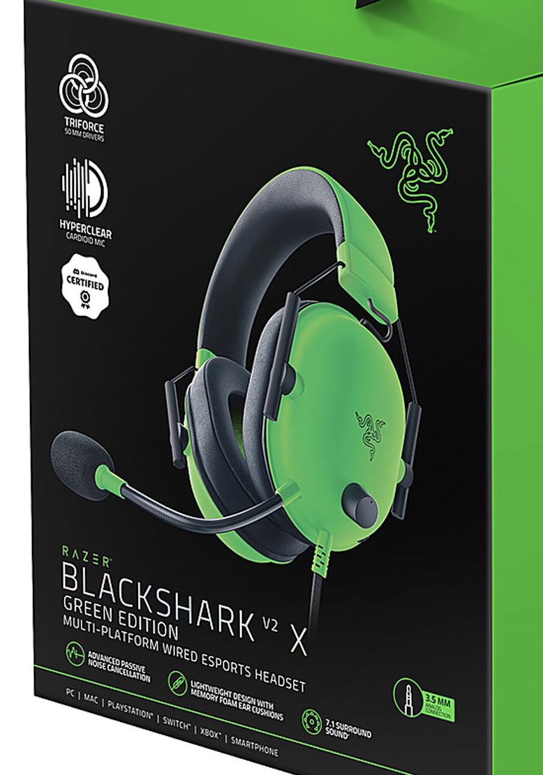 Razer Gaming Headphones Black Shark v2 X
