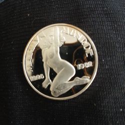 MARYLYN MONROE 1 OZ 999 SILVER ROUND
