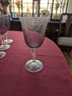 Glass Wine Goblets