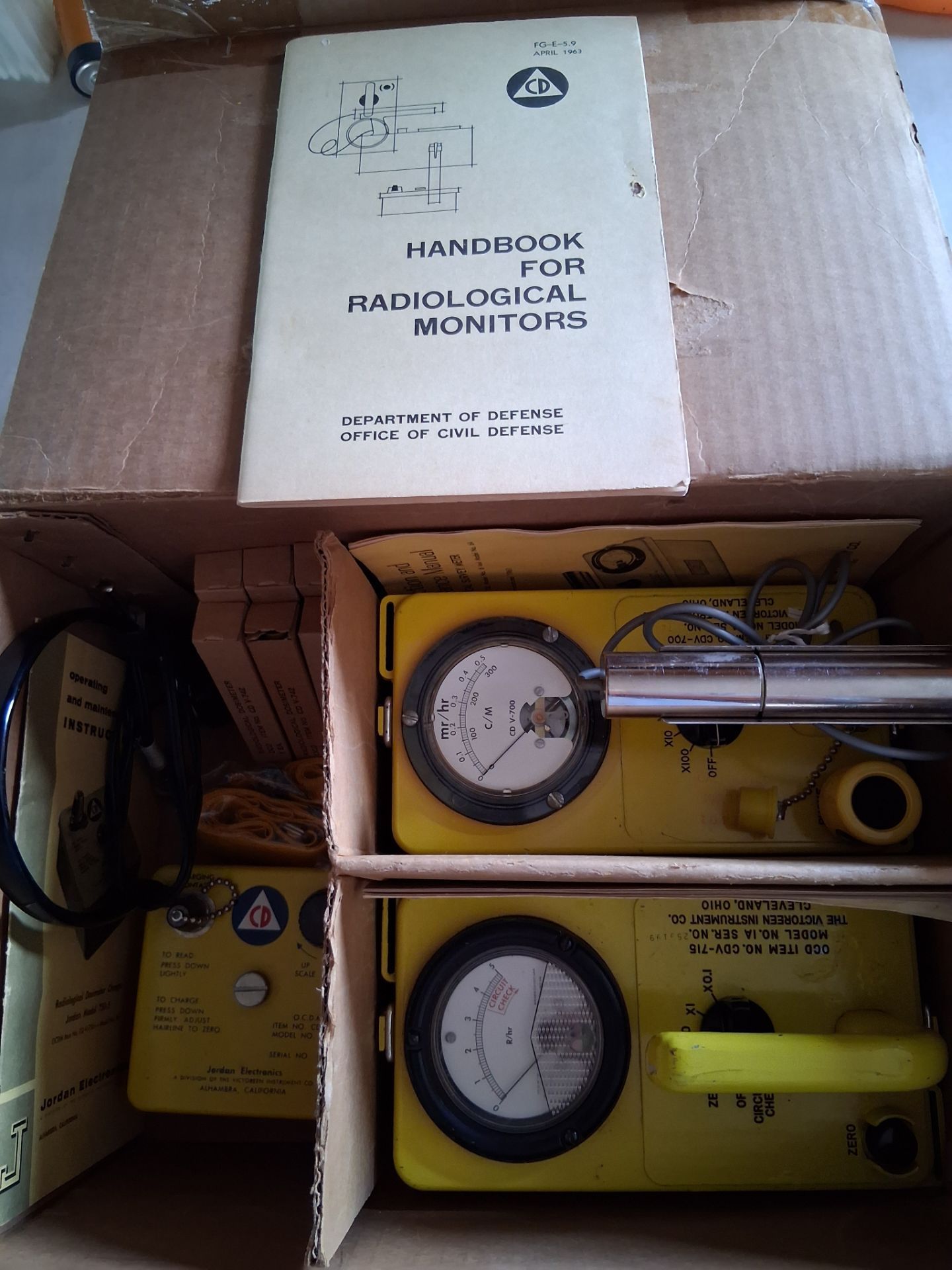 Civil defense radiation kit