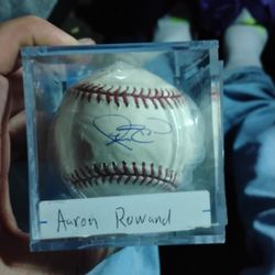 Aaron Rowand Autograph Baseball