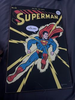 Superman Wooden Wall Decor