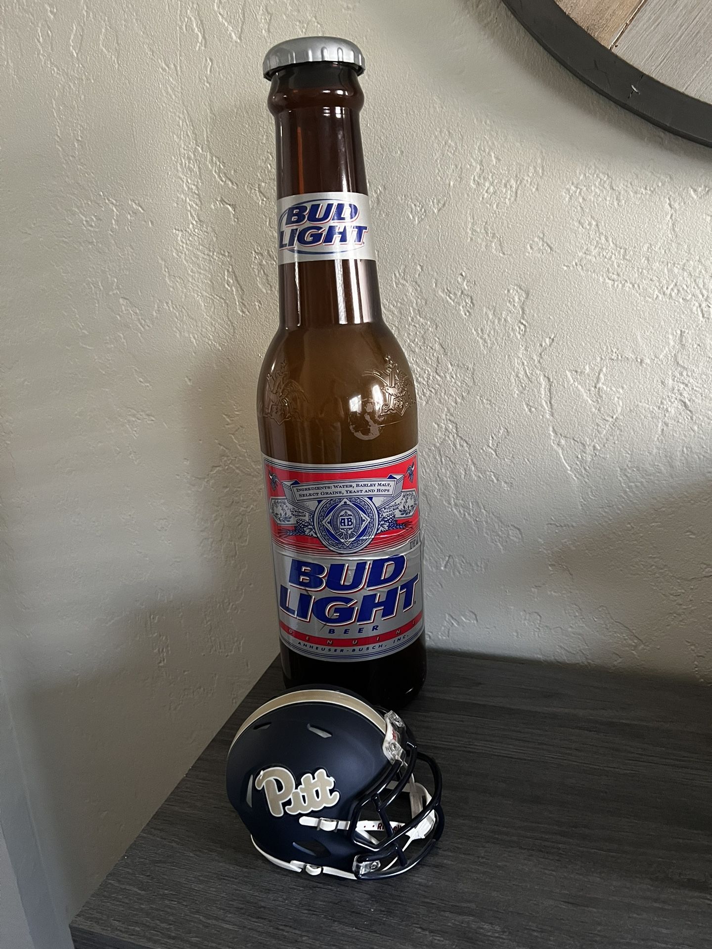 Beer Bottle Change Holder And Pitt Mini Helmet