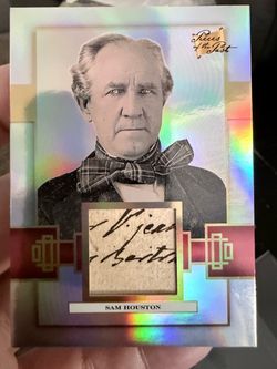 ⭐ SAM HOUSTON AUTHENTIC HANDWRITTEN RELIC ⭐