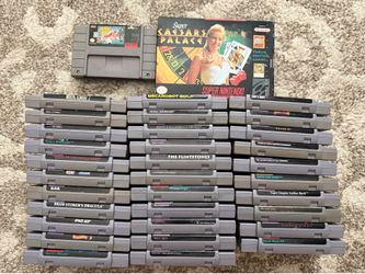 Super nintendo games 15 each