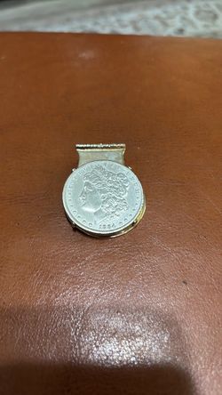 1884 Morgan Dollar money clip