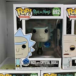 Funko pop rick and morty set of Three,690,691,692,
