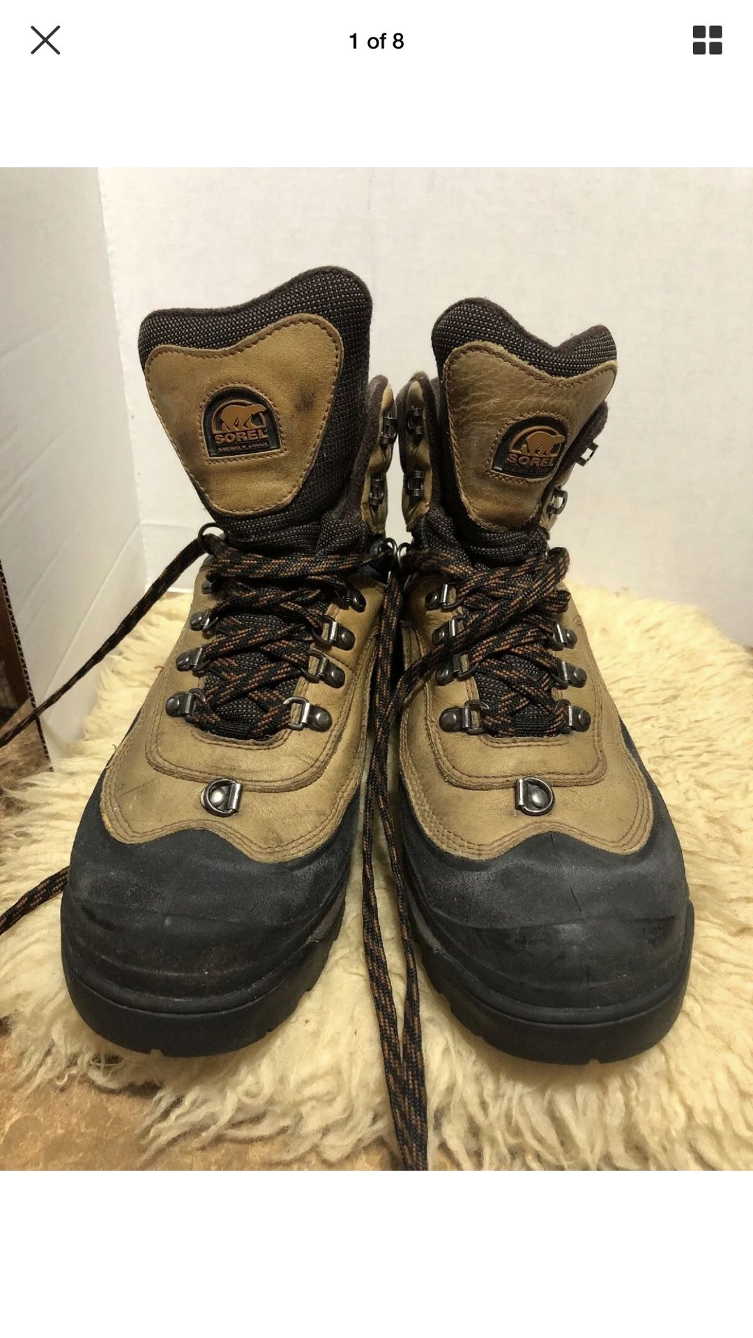 Sorel men boots size 10