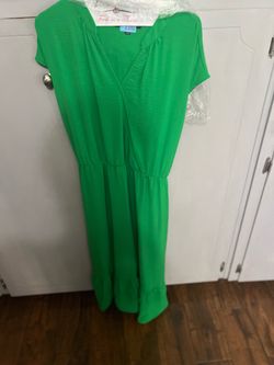 ✨ Green  Summer Dress for Sale — Size 16 ✨