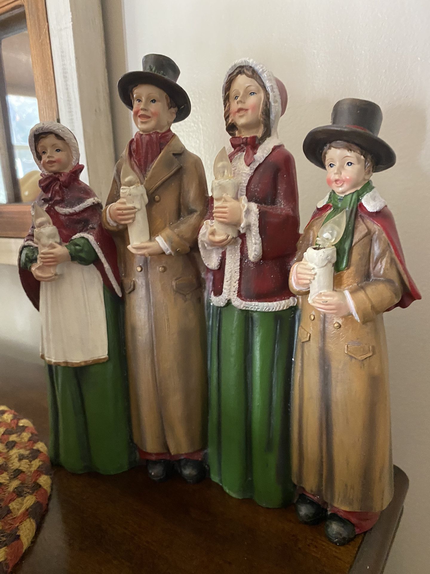 Christmas Carols Ceramic Statue