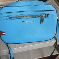 Blue Michael Kors Bag 