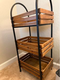 Three tiered shelf