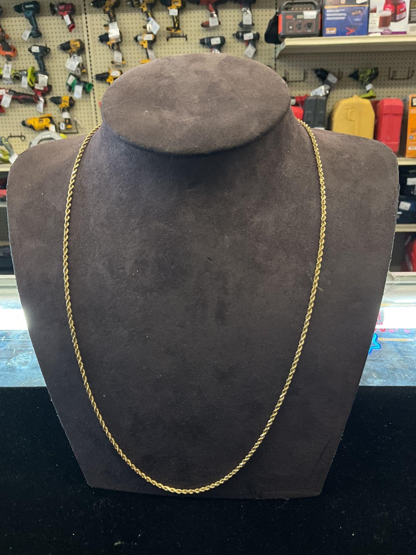 14KT Hollow Rope Chain 39484-12