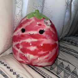 Squishmallows Reva the Strawberry 8" Stuffed Plush