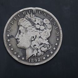 1892S Key Date Scarce Morgan Dollar Coin