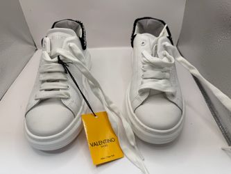 Valentino by Mario Valentino Platform Leather Sneakers