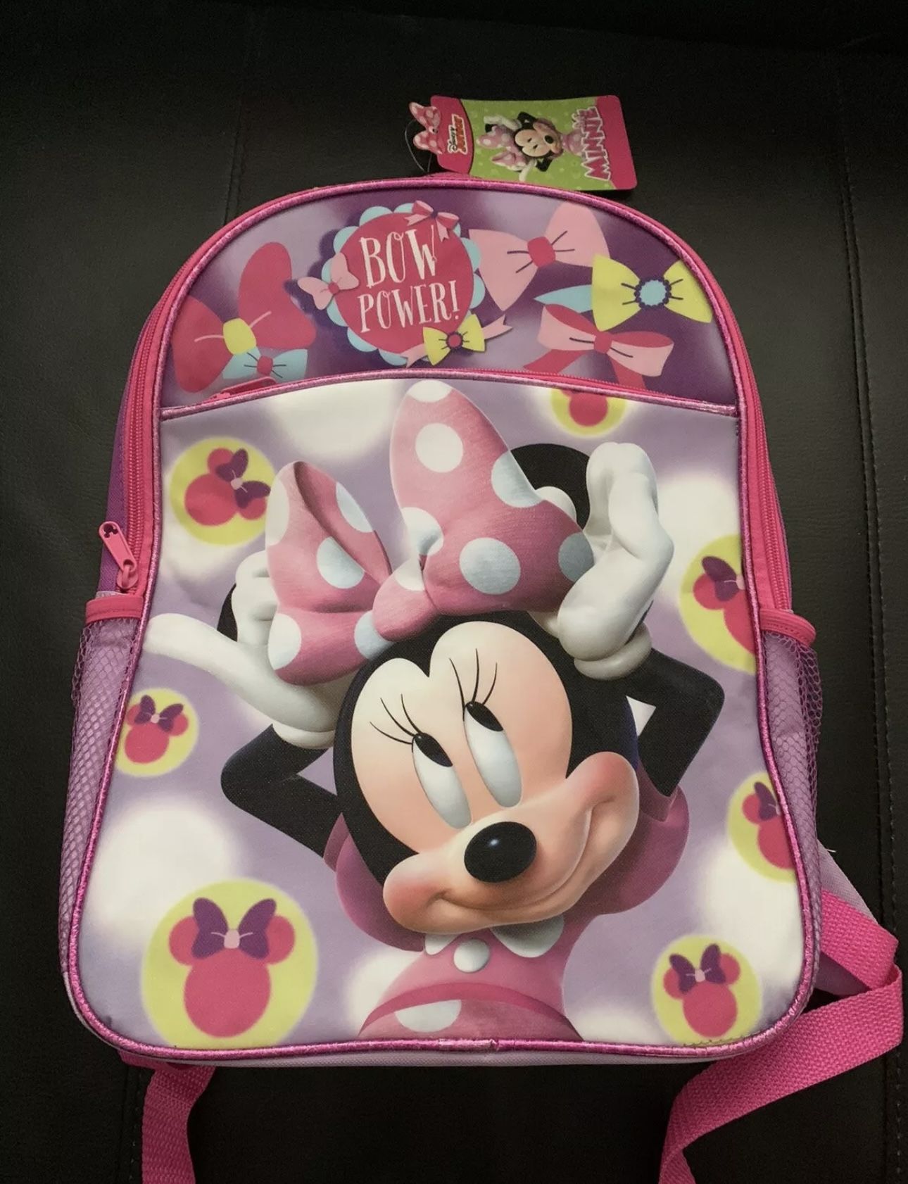 NEW Disney Minnie Mouse Backpack New With Tags. Authentic Disney