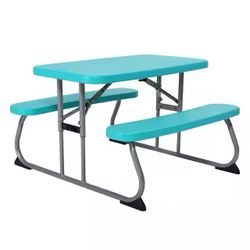 Turquoise Lifetime Kids Folding Table