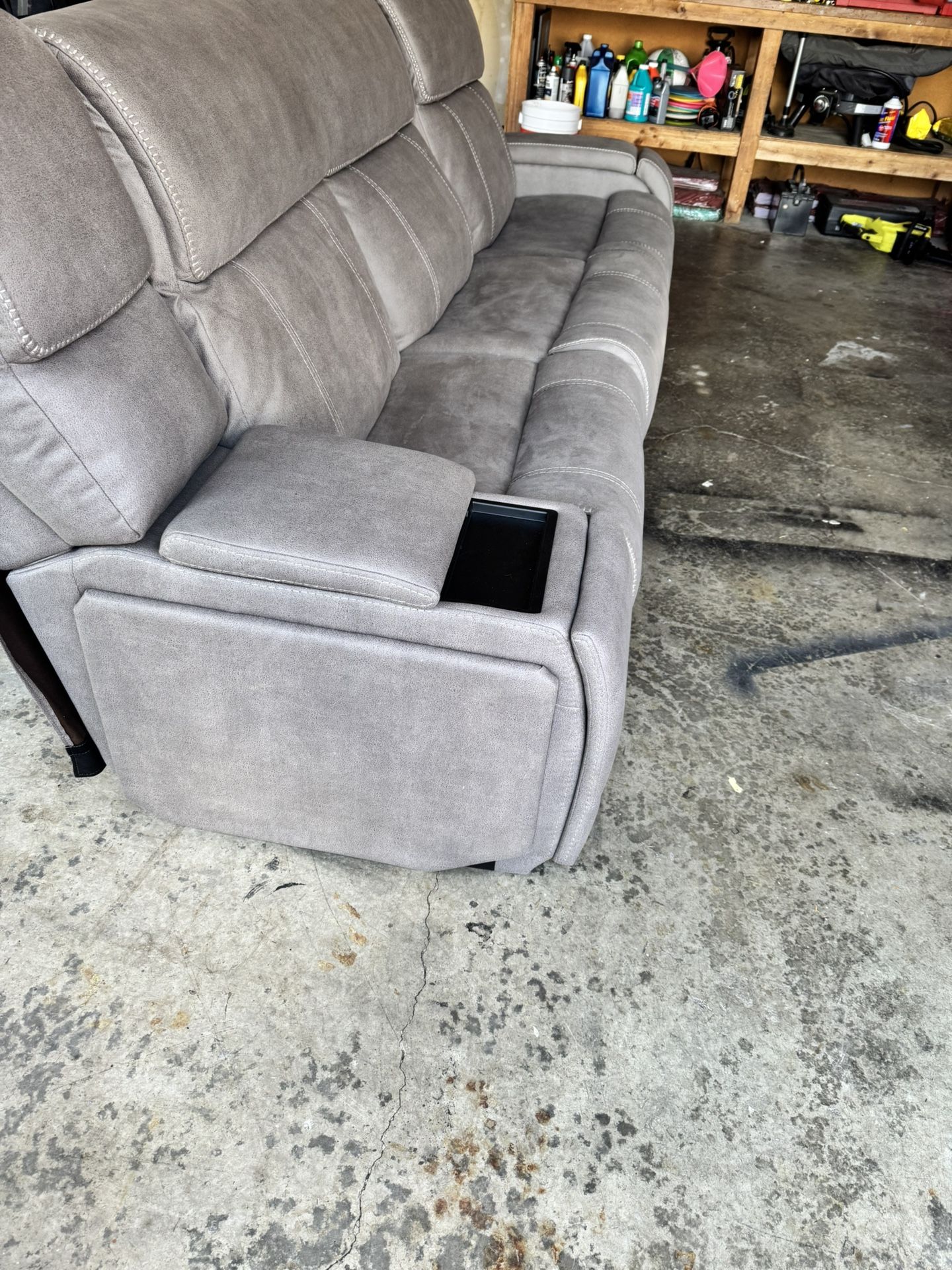 Power Double Reclining Couch