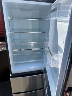 GE stainless steel bottom drawer refrigerator