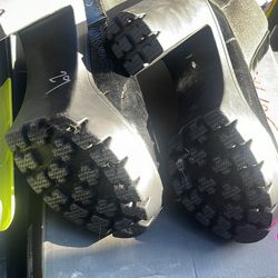 Black Chunky Heel Boot