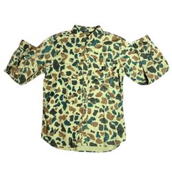 Carhartt Rugged Flex TW5585 Men Midnight Flannel Camo Relaxed Fit Shirt Size XLT