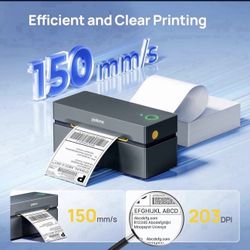 New Bluetooth Thermal Shipping Label Printer, Wireless 4x6 Shipping Label Printer for Small Business, Support iOS, Android, Windows and Mac, Compatibl