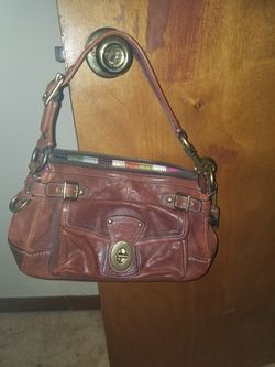 Vintage leather Coach bag