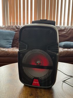 Ridgeway QS-805 Portable Bluetooth Speaker with LED Light