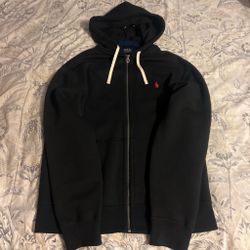 Black Polo Ralph Lauren Zip up hoodie